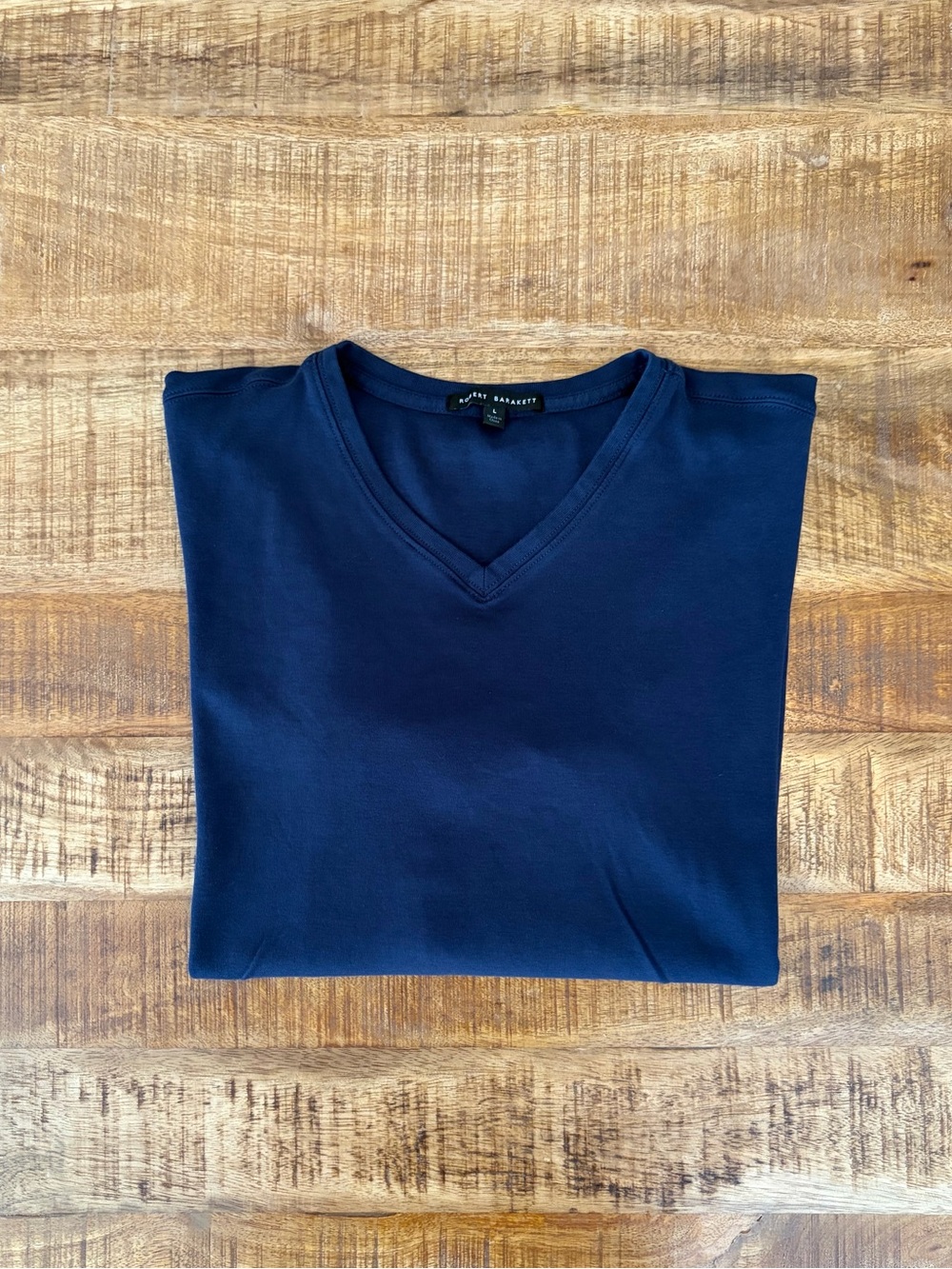 Robert Barakett Jefferson Long Sleeve V-Neck Shirt
